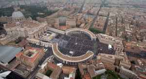 Pope John Paul II And Pope John XXIII Are Canonized During A Vatican Mass