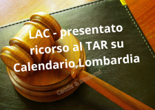 Depositata al TAR richiesta sospensiva calendario Lombardia