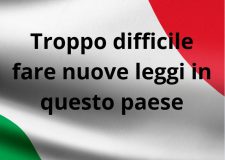 Buconi FIDC – Sempre più difficile fare nuove leggi