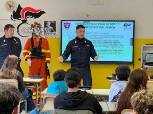 Scuola e ambiente: a Casto la lezione dei Carabinieri Forestali